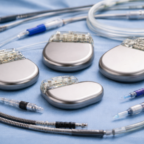 Cardiac devices on sterile drape