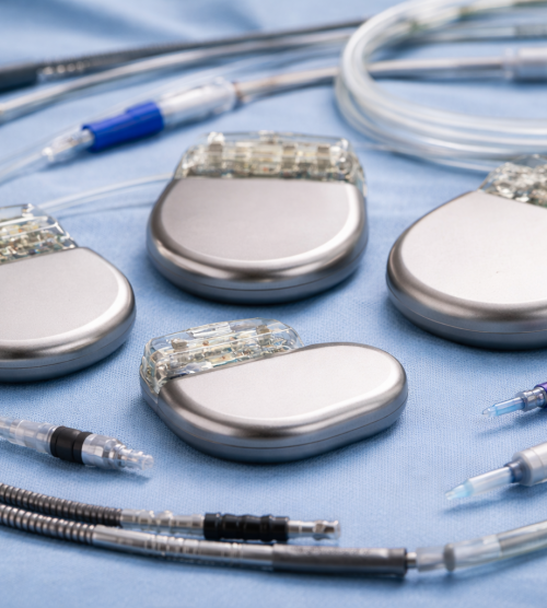 Cardiac devices on sterile drape